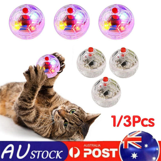 3X Ghost Hunting Motion Light up Balls Flash Paranormal Equipment Pet Toy Motion