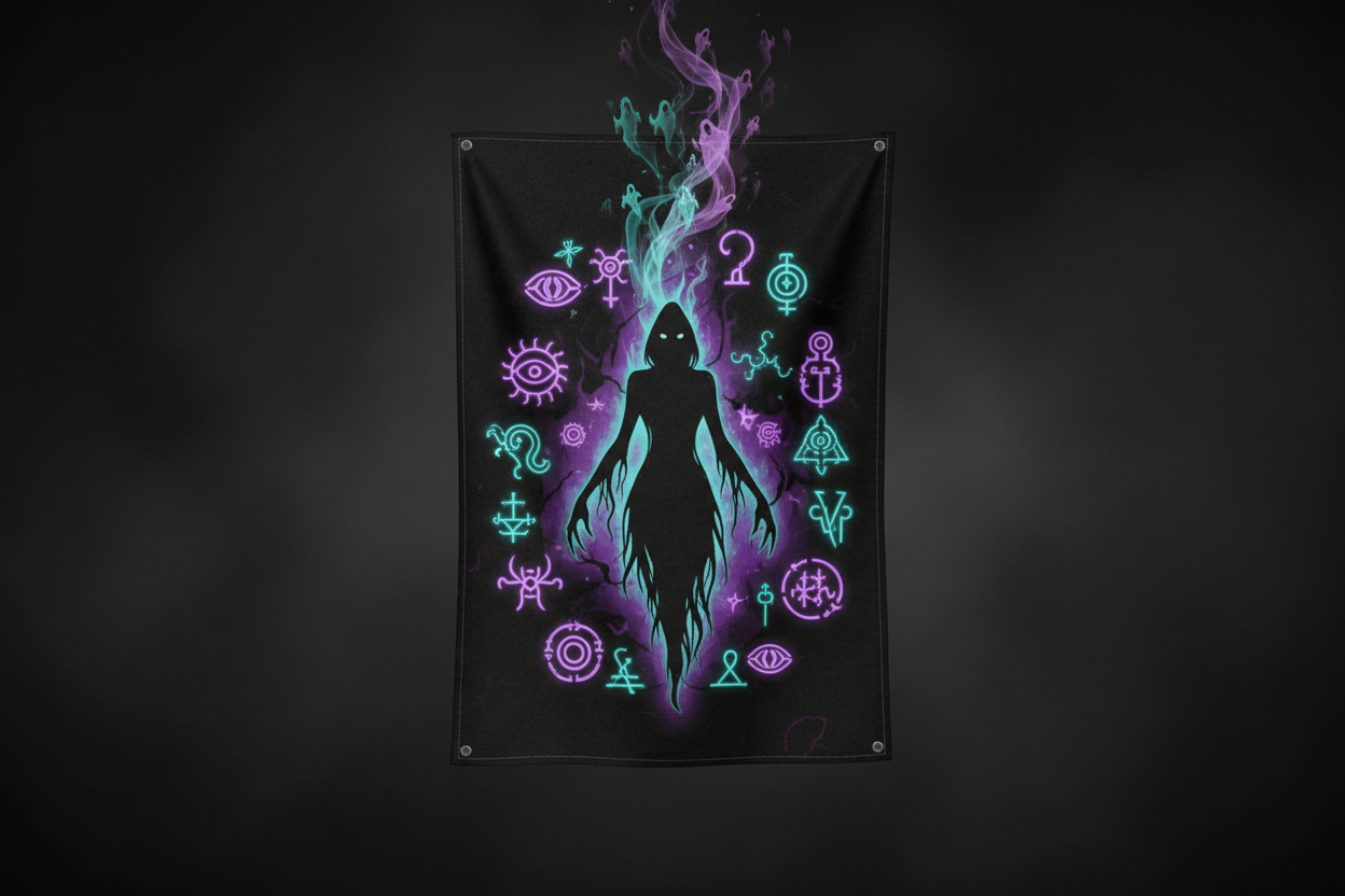 Shadow Figure Flag