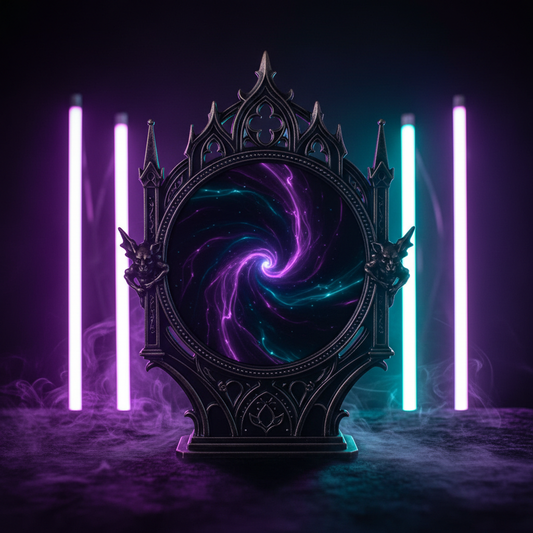 Black Scrying Mirror