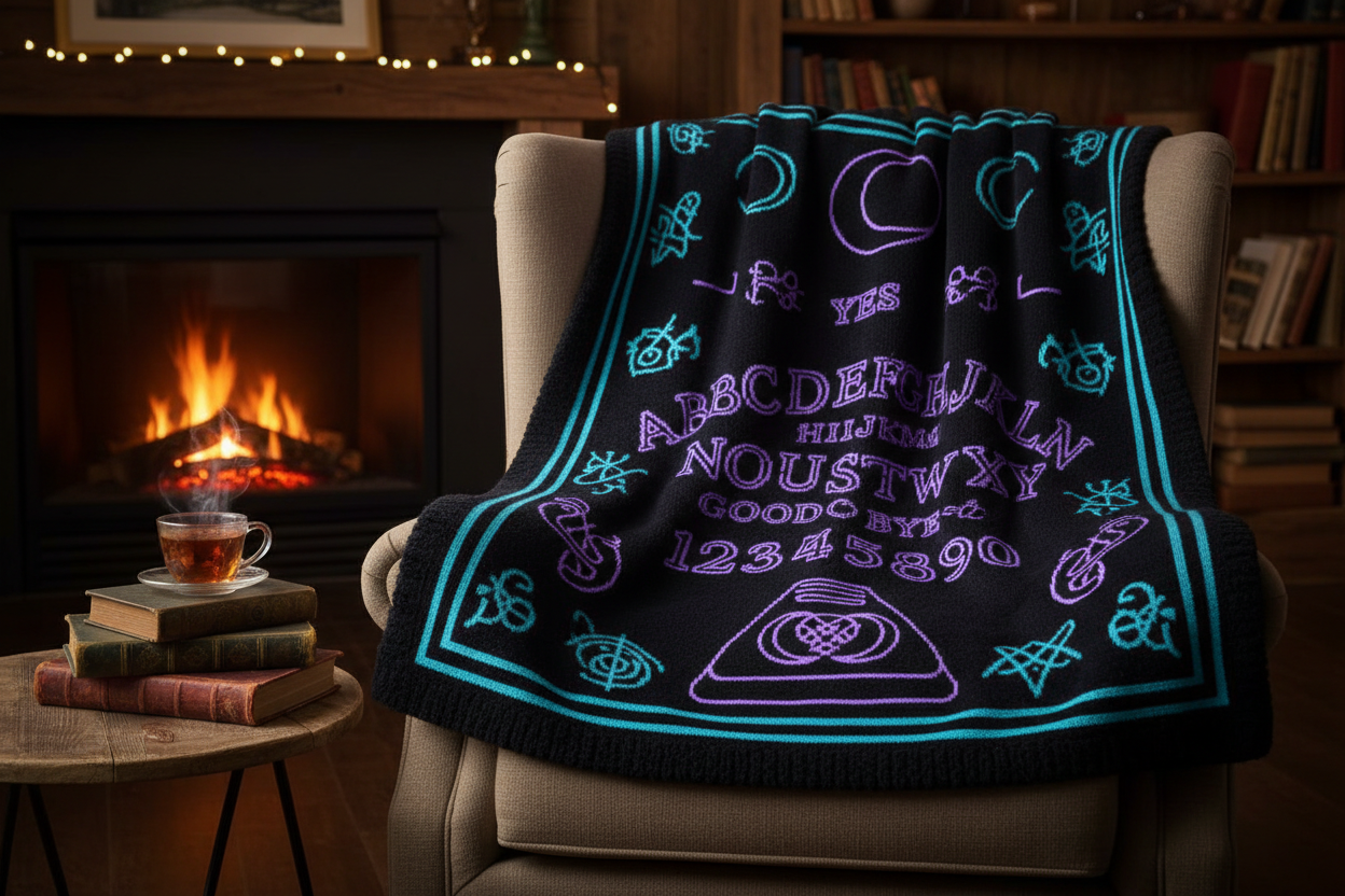 Ouija Board Blanket