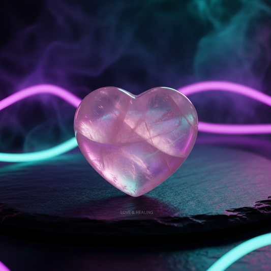 Rose Quartz Heart